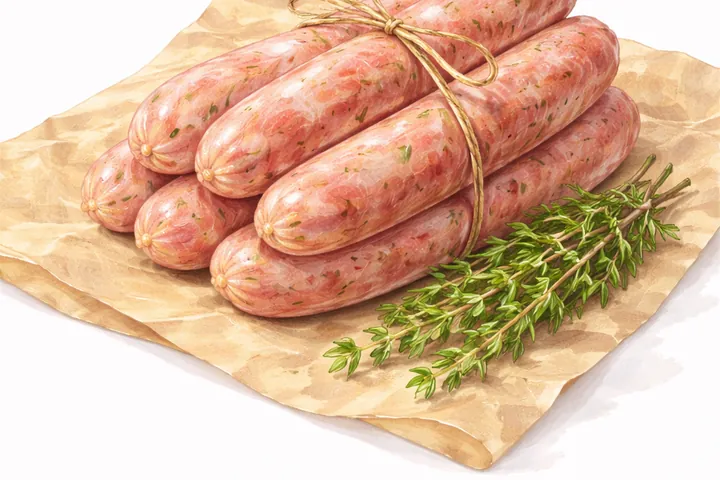 Pork & Marmite Sausages – T.H.E BEST BUTCHERS — illustrative category illustration
